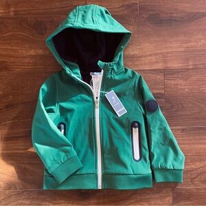 NWT Jacadi Paris Kids Hooded Zip Up Jacket